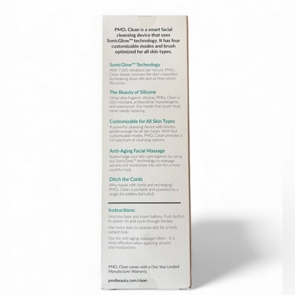 PMD Clean Smart Facial Cleansing Device Blush NIB - Picture 3 of 9